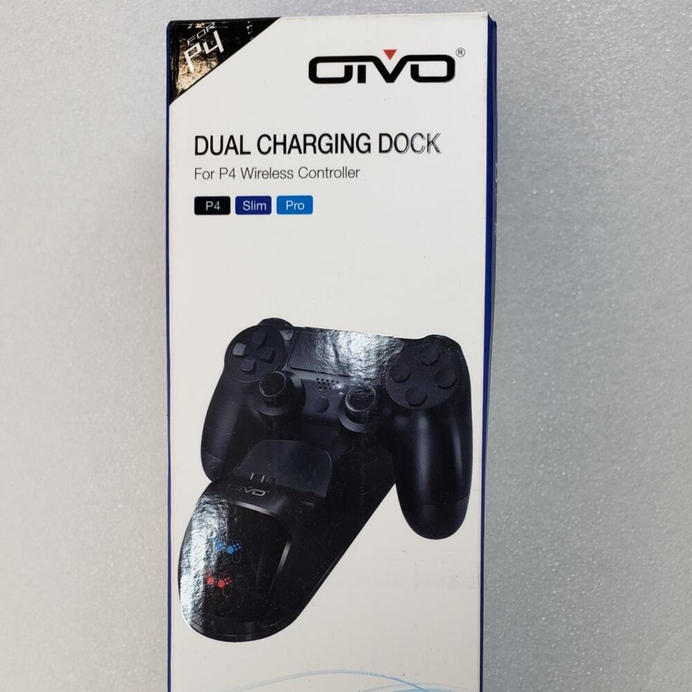 OIVO Dual Charging Dock for PS4 Wireless Controller - Charger Station Base